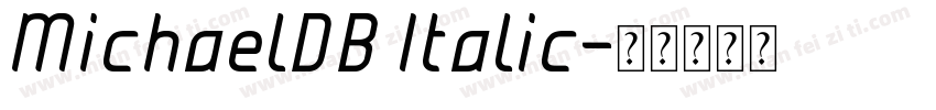 MichaelDB Italic字体转换